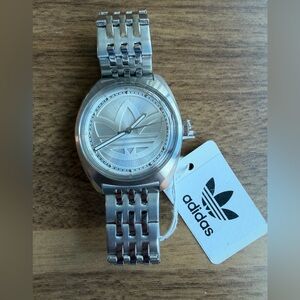 Men's Adidas Fashion Edition One 39mm Silver Watch- New